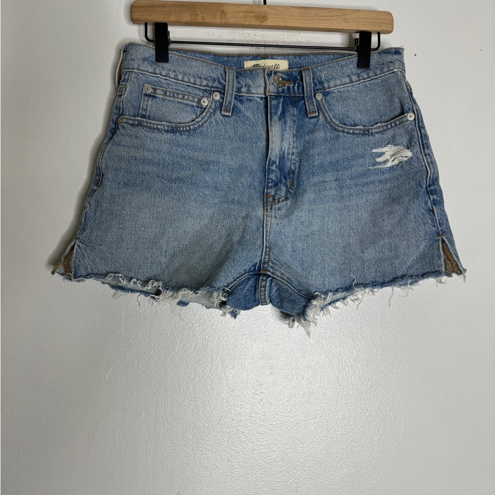 Madewell 26 Distressed Relaxed‎ Denim Shorts CP